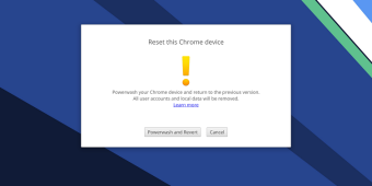 downgrade chrome os